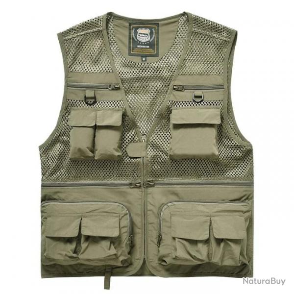 Gilet de pche River Armor 16 poches - 5XL