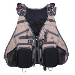 Gilet de pêche Stream Flex KyleBoker réglable - Kaki