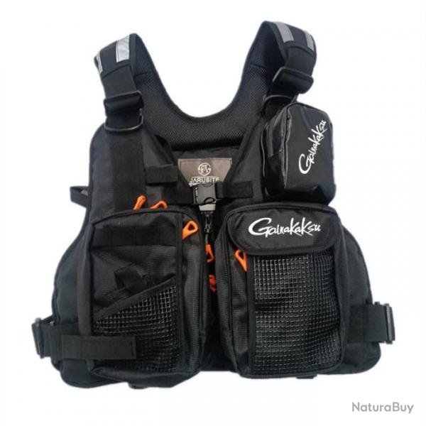 Gilet pche en mer Drift Shield GKK - Noir / Ajustable 40-115 kg