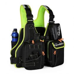 Gilet pêche en mer Drift Shield GKK - Jaune fluo / Ajustable 40-115 kg