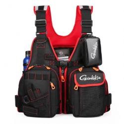 Gilet pêche en mer Drift Shield GKK - Rouge / Ajustable 40-115 kg