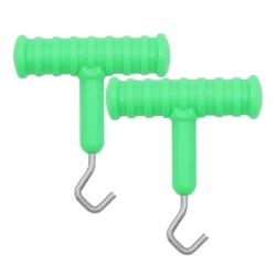 Outils d'extraction carpe (2 pcs) - Vert