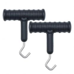 Outils d'extraction carpe (2 pcs) - Noir