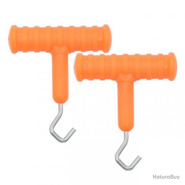 Outils d'extraction carpe (2 pcs) - Orange