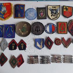 lot insignes militaires armée francaise