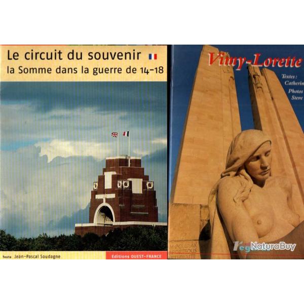 vimy-lorette  la voix du nord + circuit du souvenir somme 14-18 + la charte 1914 perception de l'ent