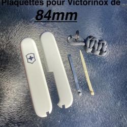 Neuf Côtes / Plaquettes blanches - Original Swiss Victorinox 84mm + Accessoires