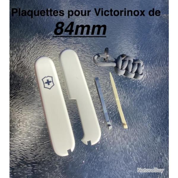 Neuf Ctes / Plaquettes blanches - Original Swiss Victorinox 84mm + Accessoires