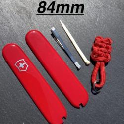 Neuf Côtes / Plaquettes Rouges - Original Swiss Victorinox 84mm + Accessoires