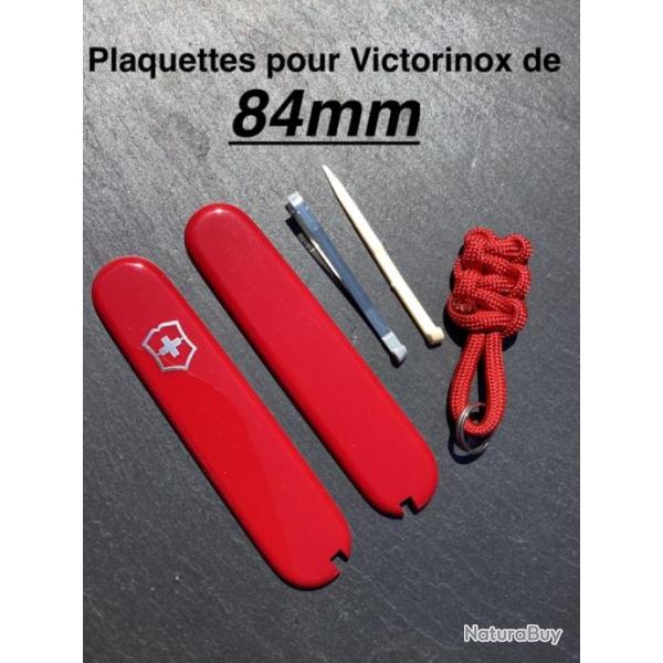 Neuf Ctes / Plaquettes Rouges - Original Swiss Victorinox 84mm + Accessoires