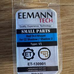 Eemann Tech Aluminium Red Dot Mount for CZ Shadow / Shadow 2 - ET-13090