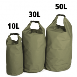 Sac étanche militaire 10L / 30L / 50L - KAKI IMPERMEABLE 50L