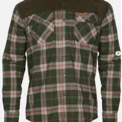 CHEMISE PINEWOOD DOUGLAS D.GREEN/RED  9436