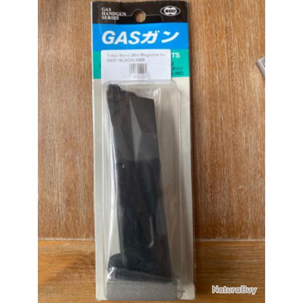 Chargeur MARUI NEUF   pour Beretta M92 F GBB capacit 26billes 6mm