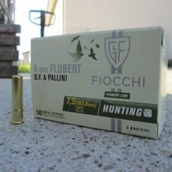 50 cartouches 9mm FLOBERT pb de 7.5 de FIOCCHI