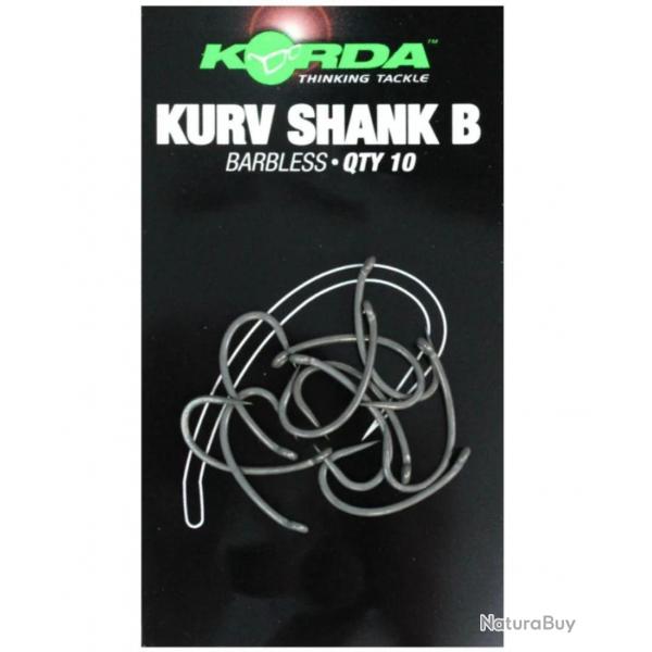KORDA HAMEÇON KURV SHANK B - BARBLESS KORDA 6