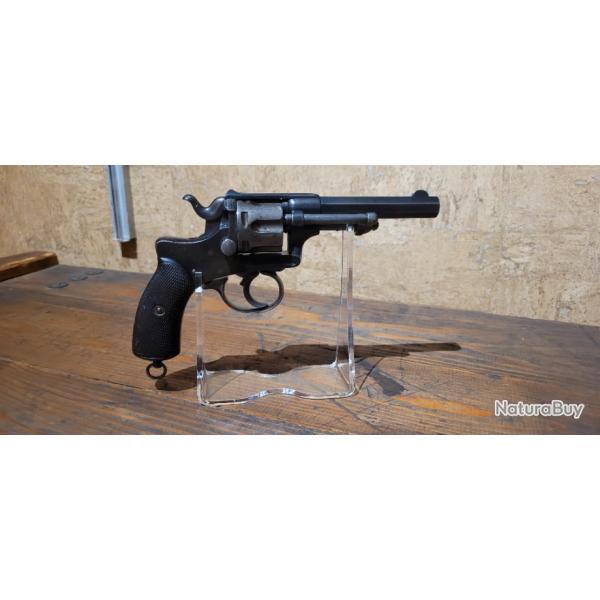 Support plexiglas revolver Abadie 1878 reglementaire portugais .