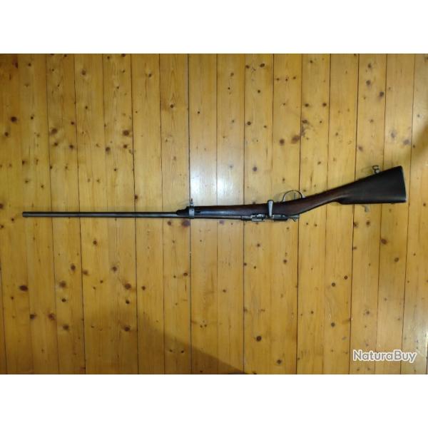 Fusil gras modifi chasse cal 24/65 EM