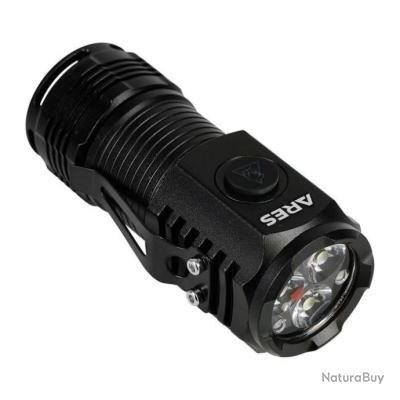 Victoper Lot De 2 Lampes De Poche LED Tactiques – 2000 Lumens – Haute Puissance