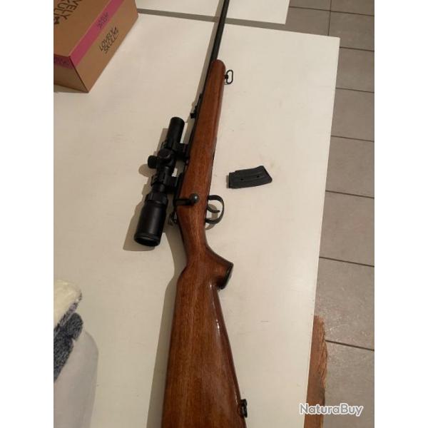 Vends 22lr a verrous 10 coups avec lunette