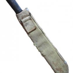 Machette militaire avec étui époque guerre d'Indochine machette fabrication tchéque ref THA16MAC001