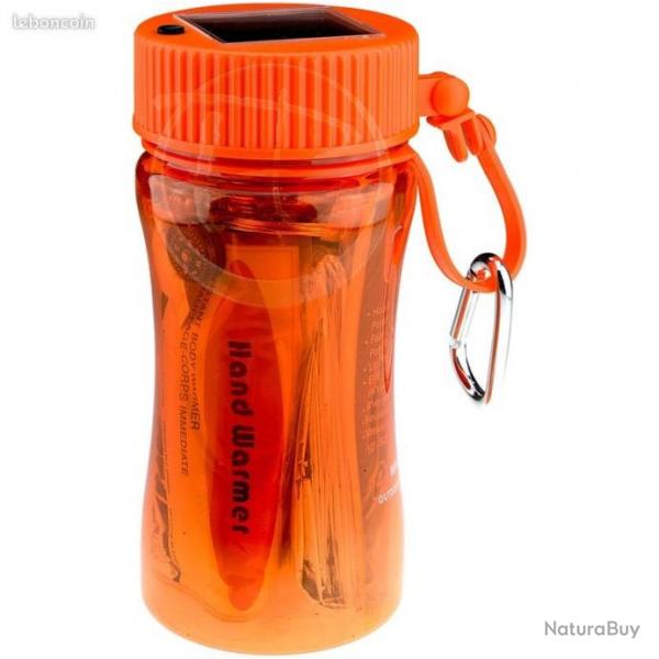 NEUF : Botier tanche avec lampe  nergie solaire et kit de survie
