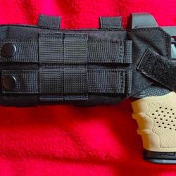 HOLSTER DE CEINTURE Universel SPÉCIAL Red-Dot et lampe tactique en Cordura 1000D