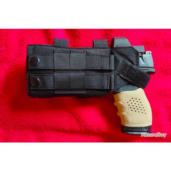 HOLSTER DE CEINTURE Universel SPCIAL Red-Dot et lampe tactique en Cordura 1000D