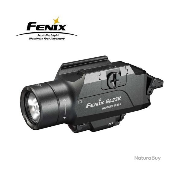 Lampe pour arme Fenix GL23R - 1200 Lumens avec laser vert rechargeable