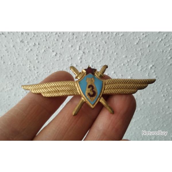 INSIGNE BADGE "NAVIGATEUR DANS L'ARME DE L'AIR" 3 CLASSE URSS CCCP