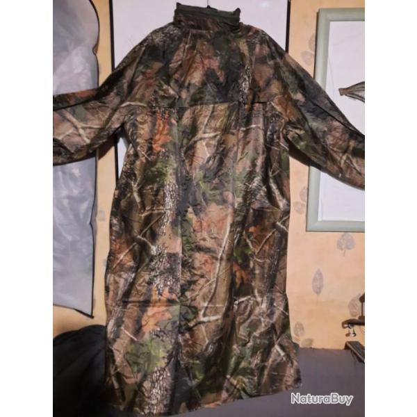 Manteau de pluie camouflage ultime long taille XXL Neuf