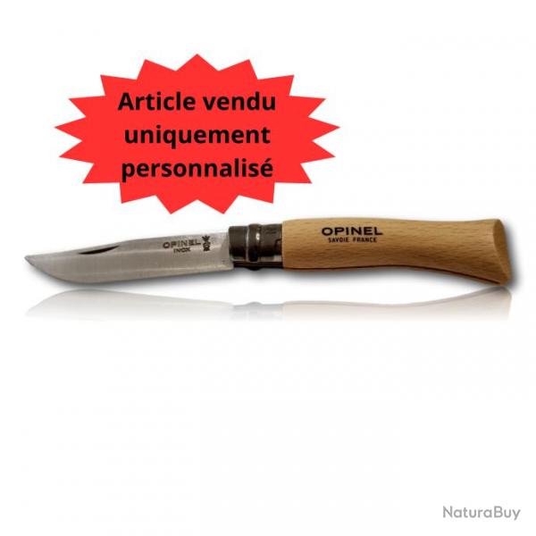 Couteau Opinel N 8  personnaliser