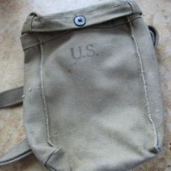 musette US army  porte chargeur PM Thompson Grease gun seconde guerre ww2 Américain 1942