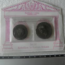 Westair Reproductions Pièces de monnaie romaines Set IV Rébellion en Grande-Bretagne romaine