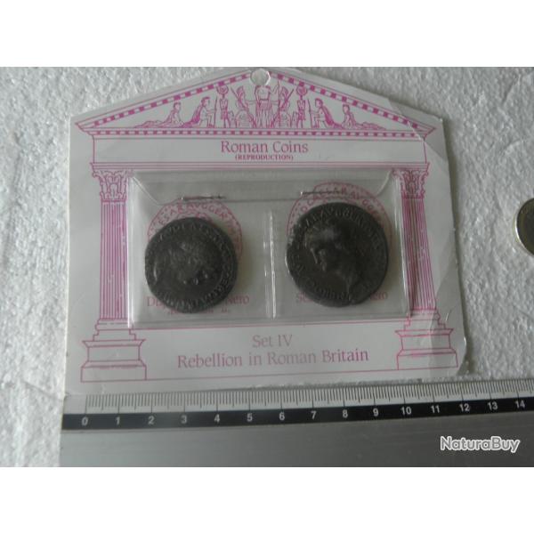Westair Reproductions Pices de monnaie romaines Set IV Rbellion en Grande-Bretagne romaine