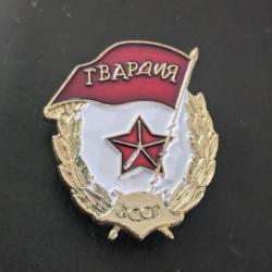 A pins Insigne militaire Cccp Urss Garde Sovietique Russie lapel pin badge army comunisme Tres bon e