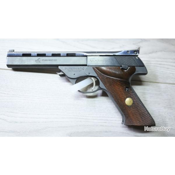 //Cat B// Pistolet High Standard Mod 103 (match) ; 22 lr  (1  sans rserve) #1081