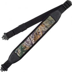 Sangle de fusil DulTwo Point avec Emerillons Longueur Réglable Nylon Chasse Jungle Camouflage