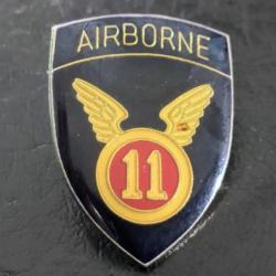 A pins insigne militaire 11th airborne division lapel pin badge parachutiste para D-Day military Tre