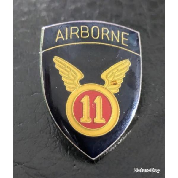 A pins insigne militaire 11th airborne division lapel pin badge parachutiste para D-Day military Tre