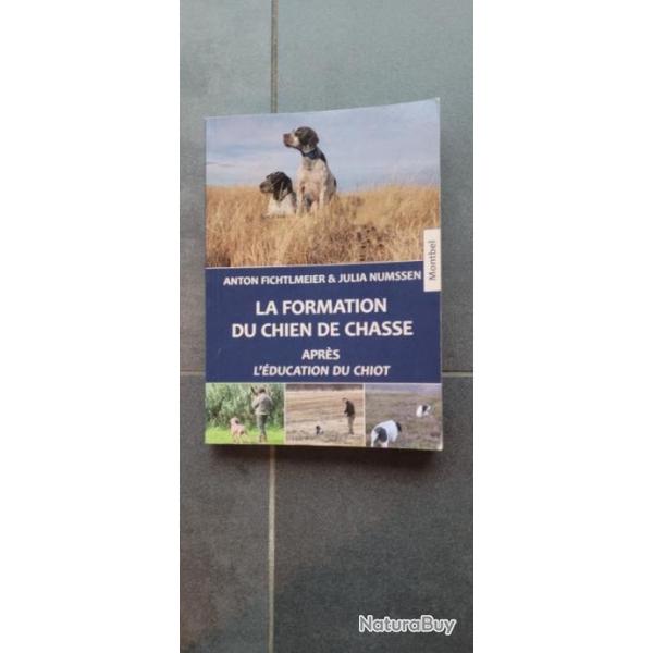 Livre la formation du chien de chasse de Anton Fichtlmeier