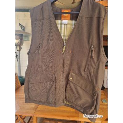 Gilet Duluth Trading National Geographic - Homme 2XL - Beige - Occasion Très Bon état