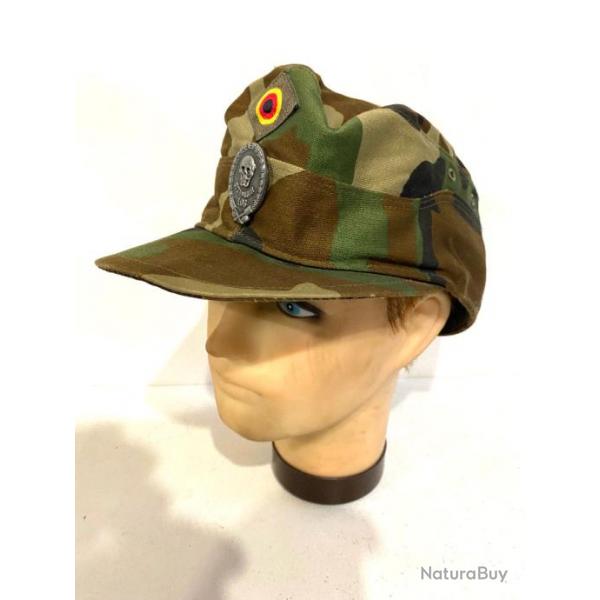 Ancienne casquette militaire Allemande insigne Sturmbaoh 106 ww2