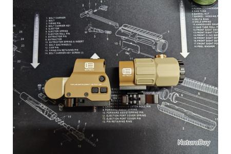 EOTech 558 G45 レプリカ EOTECH EXPS558 レプリカ ホロサイト G45レプリカマグニファイア