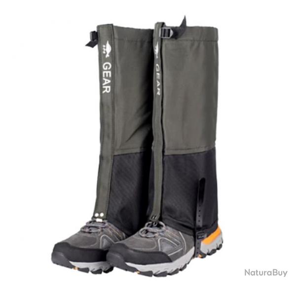 Gutres Impermables Couvre-pieds Rsistants Neige, Pluie escalade, randonne, camping Taille M Vert