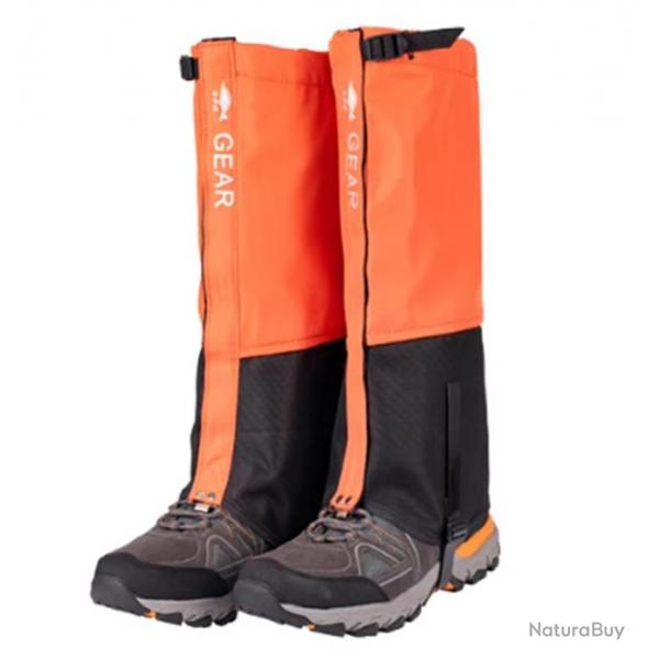 Gutres Impermables Couvre-pieds Rsistants Neige Pluie escalade randonne camping Taille S Orange