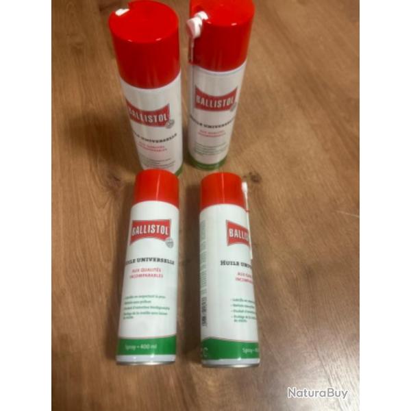 4 BOMBES HUILE 400 ML UNIVERSELLE