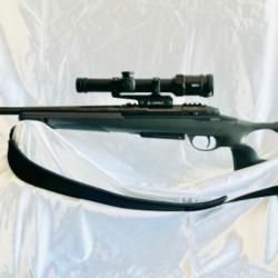 Carabine Sako S20 bronzee fluté calibre 308 win avec lunette Meopta 1-6x24 RD.