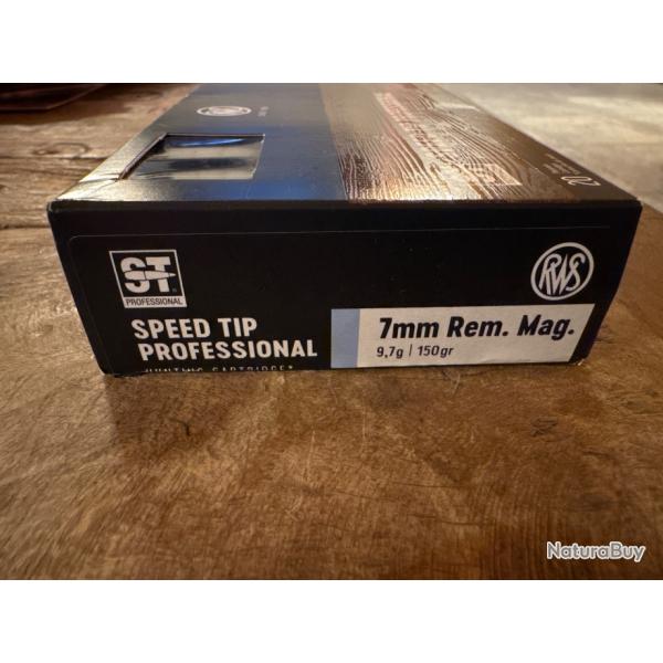 RWS speed tip professional 7mm rem. Mag.9,7g 150gr