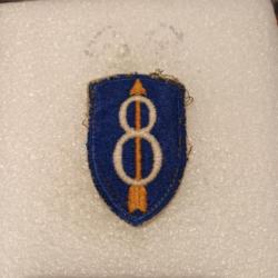 Patch armée us 8TH INFANTRY DIVISION ww2 ORIGINAL 2